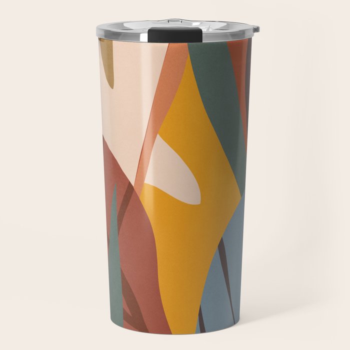 Abstract Art Jungle Travel Mug Gallery Image 1