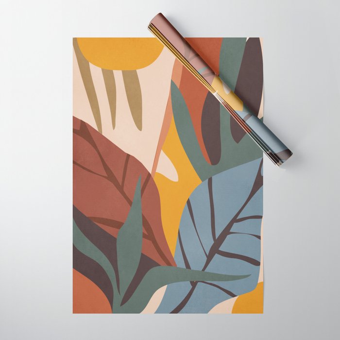 Abstract Art Jungle Wrapping Paper Gallery Image 1