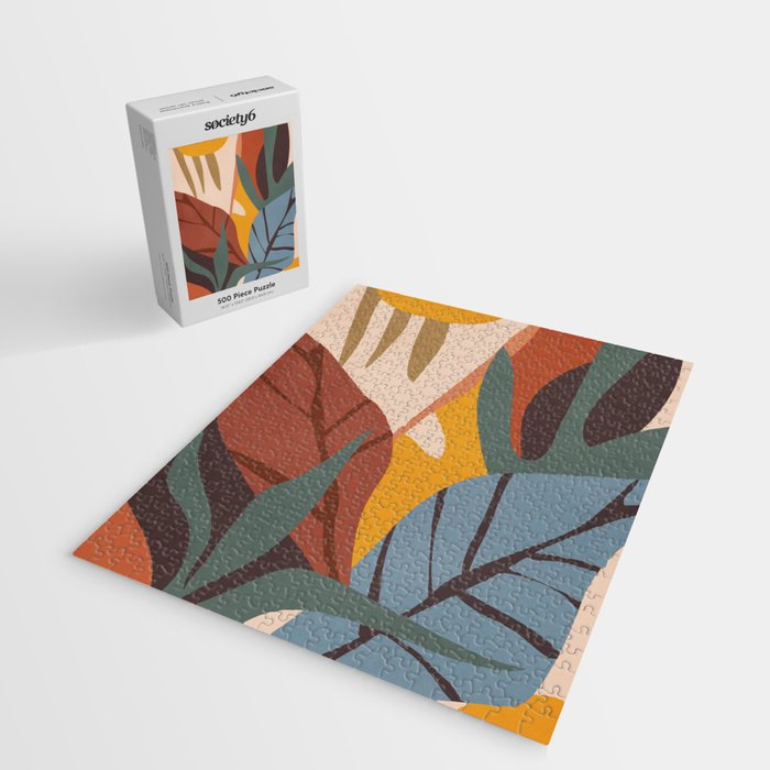 Abstract Art Jungle Jigsaw Puzzle Gallery Image 2
