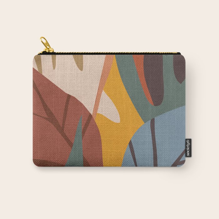 Abstract Art Jungle Carry All Pouch Gallery Image 1