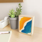 Minimalist abstract waves Mini Art Print Gallery Image 2