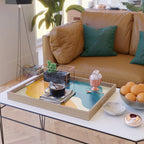 Minimalist abstract waves Serving Tray Gallery Image 2