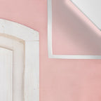 Lisbon Door | Pink on white fine art travel photography print | Portugal Europe Wall Tapestry Gallery Image 3