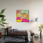 Vibrant Jungle Wood Wall Art Gallery Image 2