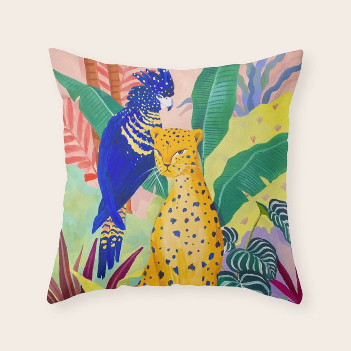 New Friends Throw Pillow Gallery Image 1