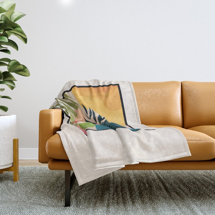 Sunrise Garden 1  Throw Blanket Gallery Image 1