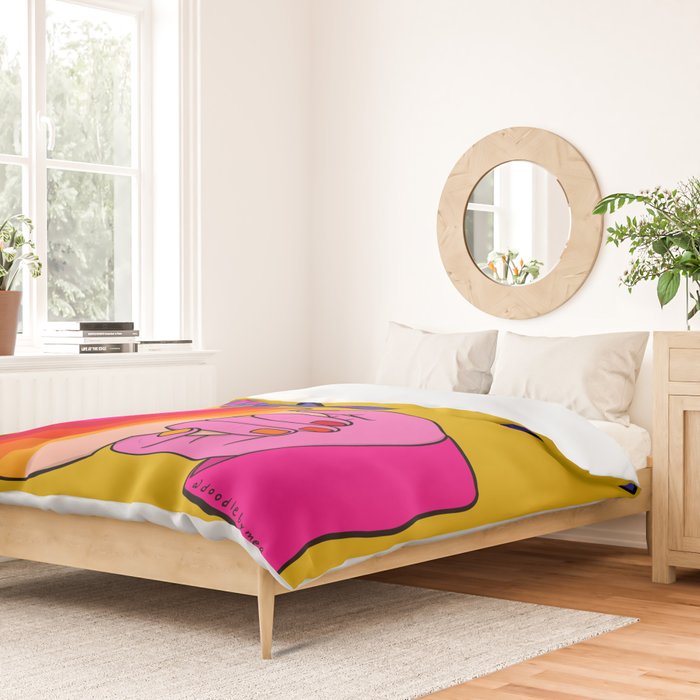 Coffee Creature Duvet Cover Gallery Image 2