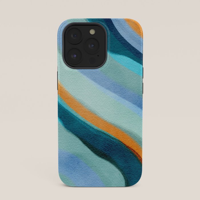Abstract Blue Fluid iPhone Case Gallery Image 29