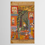Khidr giving cups of the water of immortality to the inhabitants of Paradise Islamic Antique Art Tablecloth Gallery Image 2