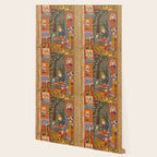 Khidr giving cups of the water of immortality to the inhabitants of Paradise Islamic Antique Art Wallpaper Gallery Image 2