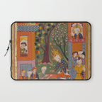 Khidr giving cups of the water of immortality to the inhabitants of Paradise Islamic Antique Art Laptop Sleeve Gallery Image 1
