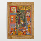 Khidr giving cups of the water of immortality to the inhabitants of Paradise Islamic Antique Art Poster Gallery Image 4