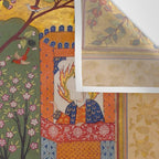 Khidr giving cups of the water of immortality to the inhabitants of Paradise Islamic Antique Art Wall Tapestry Gallery Image 3