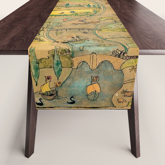 River by CFA Charles Voysey Table Runner Gallery Image 1