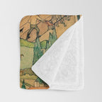 River by CFA Charles Voysey Throw Blanket Gallery Image 3