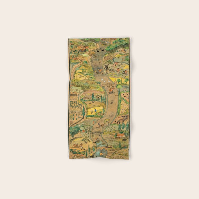 River by CFA Charles Voysey Bath Towel Gallery Image 1