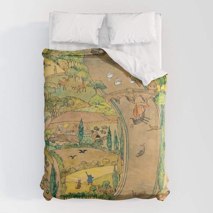 River by CFA Charles Voysey Duvet Cover Gallery Image 6