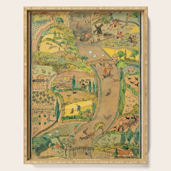 River by CFA Charles Voysey Serving Tray Gallery Image 1