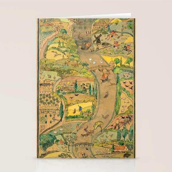 River by CFA Charles Voysey Stationery Card Gallery Image 2