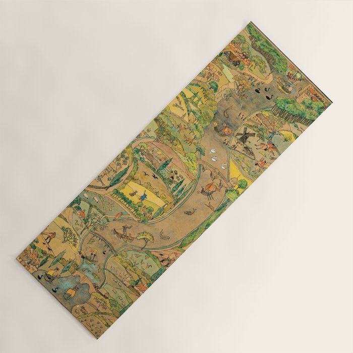 River by CFA Charles Voysey Yoga Mat Gallery Image 1