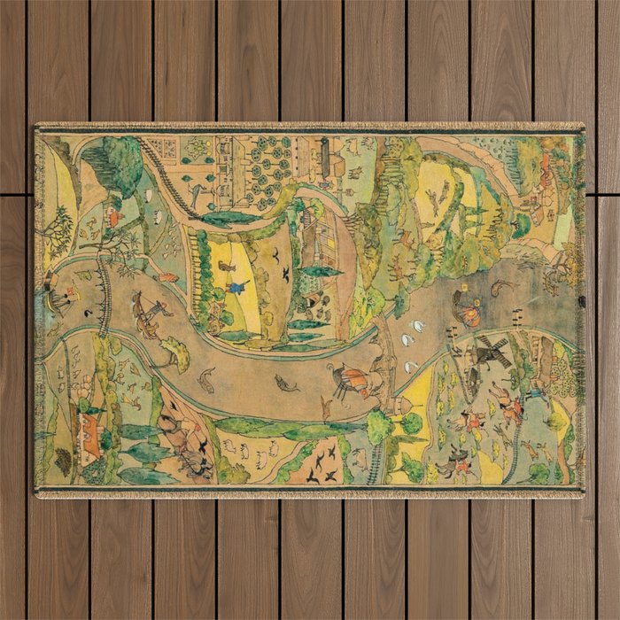 River by CFA Charles Voysey Outdoor Rug Gallery Image 1