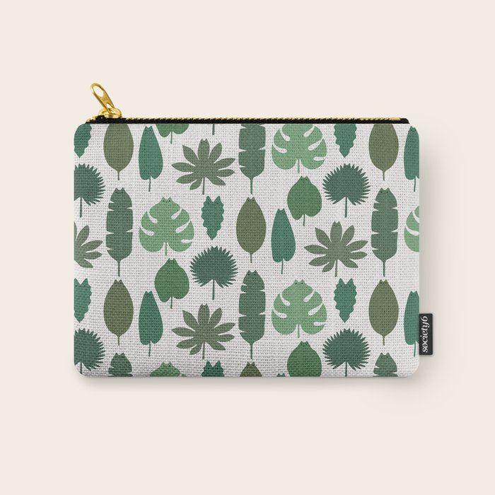 Cat and Plant 39 pattern Carry All Pouch Gallery Image 1