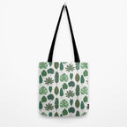 Cat and Plant 39 pattern Tote Bag Gallery Image 2