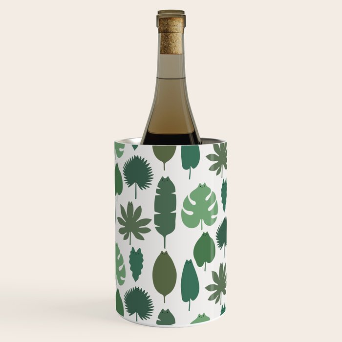 Cat and Plant 39 pattern Wine Chiller Gallery Image 2