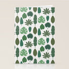 Cat and Plant 39 pattern Stationery Card Gallery Image 2