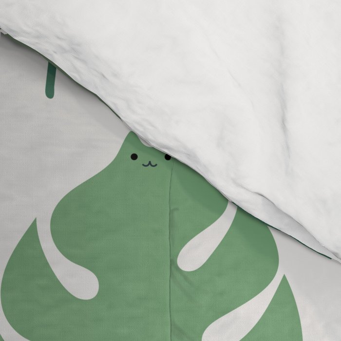 Cat and Plant 39 pattern Comforter Gallery Image 4