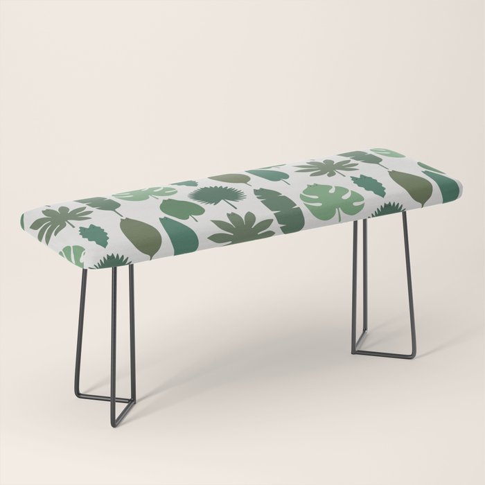 Cat and Plant 39 pattern Bench Gallery Image 1