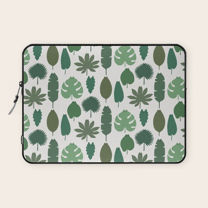 Cat and Plant 39 pattern Laptop Sleeve Gallery Image 1