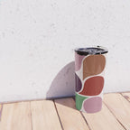 Colorful Geometric Raindrop Pattern Travel Mug Gallery Image 4