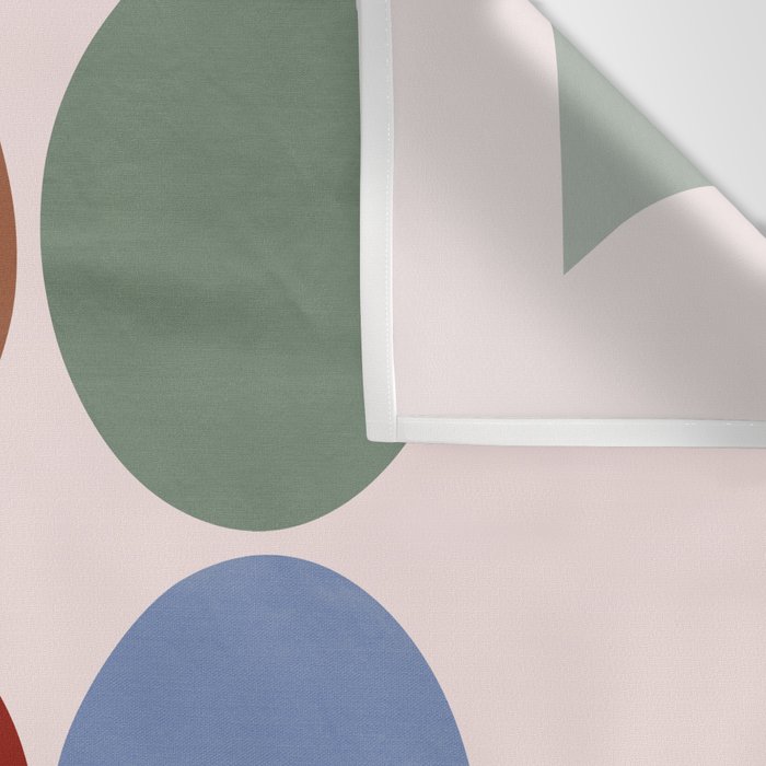 Colorful Geometric Raindrop Pattern Wall Tapestry Gallery Image 3