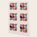 Colorful Geometric Raindrop Pattern Wallpaper Gallery Image 2