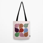 Colorful Geometric Raindrop Pattern Tote Bag Gallery Image 2