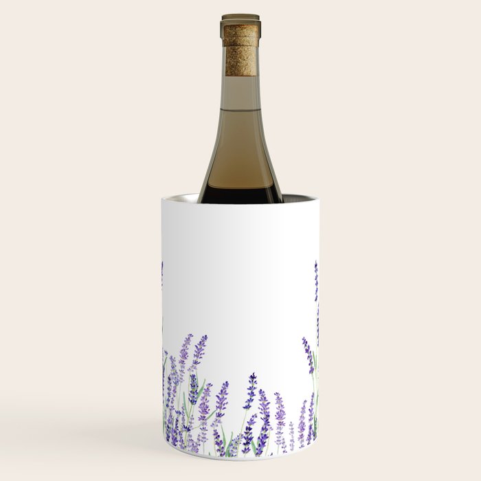 lavender watercolor horizontal Wine Chiller Gallery Image 1