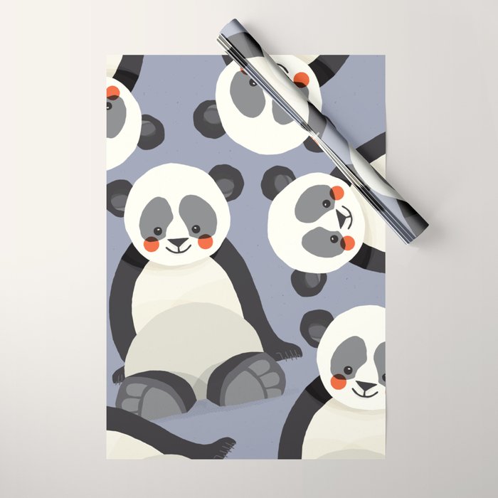 Giant Panda, Animal Portrait Wrapping Paper Gallery Image 1