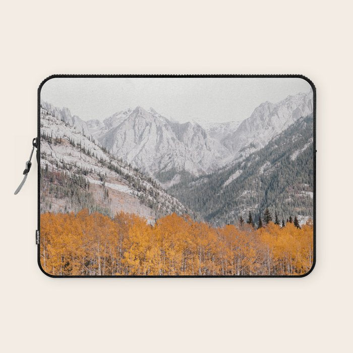 Fall Layers - Mountain Landscape Photography Laptop Sleeve Gallery Image 1