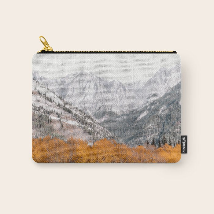 Fall Layers - Mountain Landscape Photography Carry All Pouch Gallery Image 1