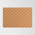 Bows & Ribbons Pattern XV Orange Rug Gallery Image 2