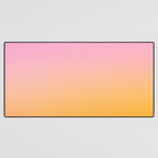 Sunrise Love - Pink & Pumpkin orange glow Desk Mat Gallery Image 3