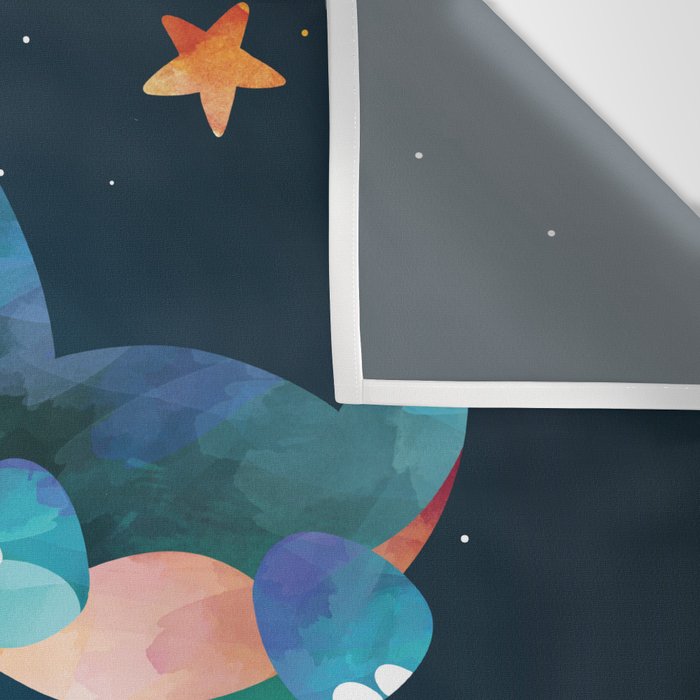Space Triceratops dinosaur Wall Tapestry Gallery Image 3