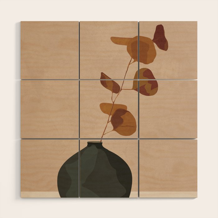 Eucalyptus Decoration I Wood Wall Art Gallery Image 1