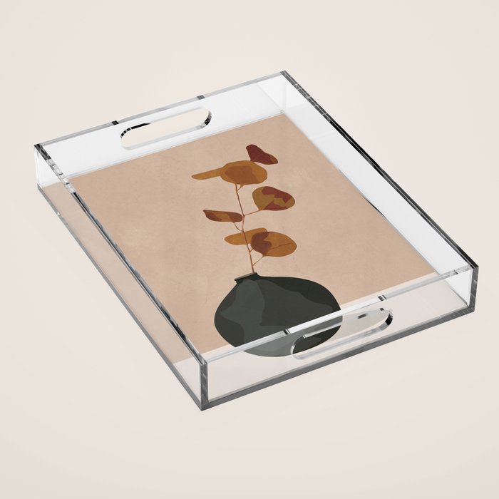 Eucalyptus Decoration I Acrylic Tray Gallery Image 1