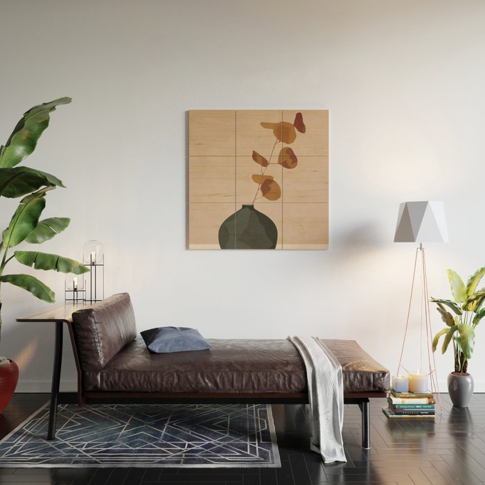 Eucalyptus Decoration I Wood Wall Art Gallery Image 2
