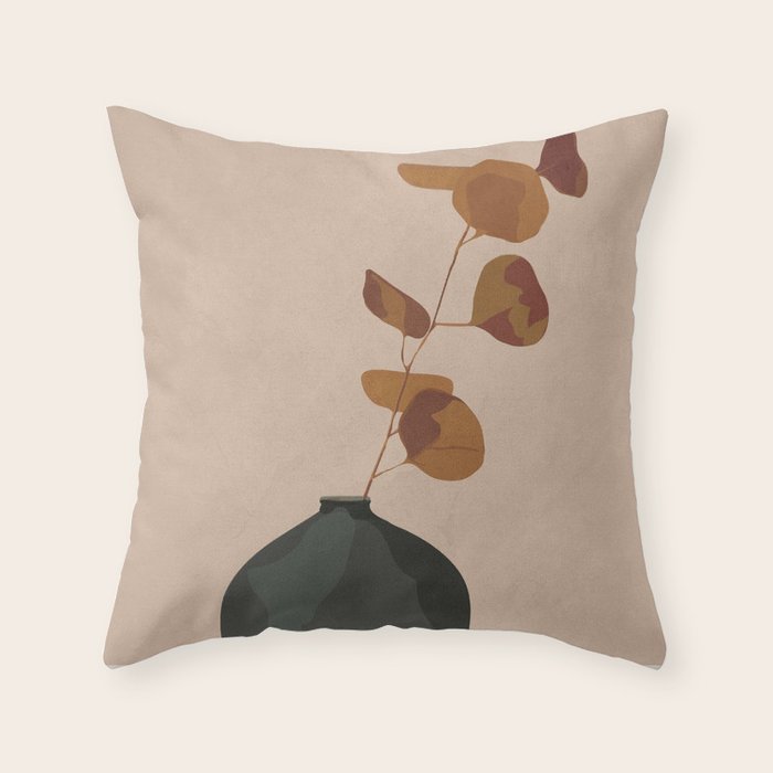 Eucalyptus Decoration I Throw Pillow Gallery Image 1