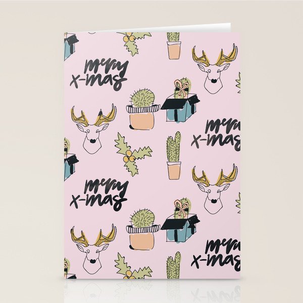 Christmas Cactus Stationery Card Gallery Image 2