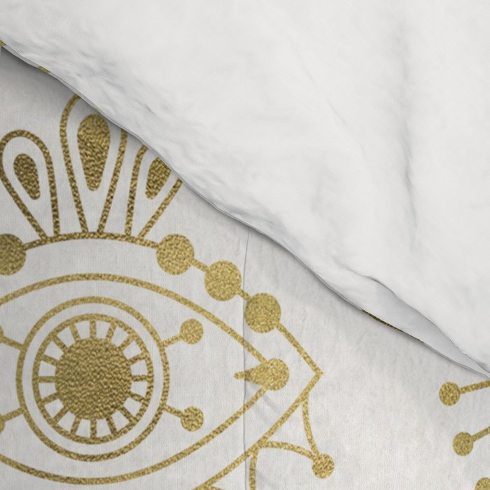 Evil Eyes - Gold Palette Comforter Gallery Image 4