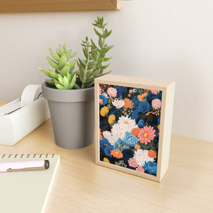 Flower Print Japanese Painting Floral Wall Art Botanical Poster Maximalist Dopamine Decor Mini Art Print Gallery Image 2
